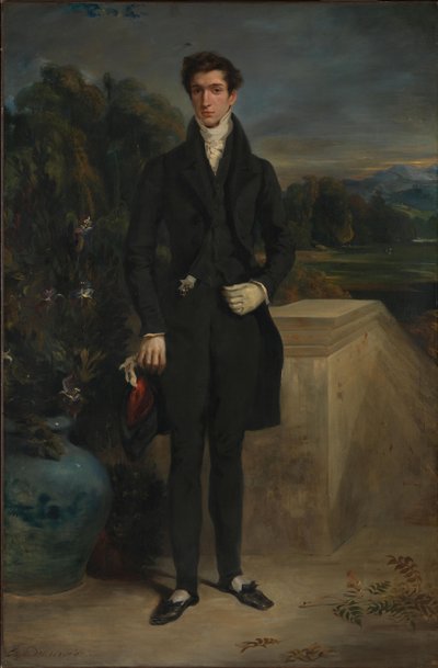 Porträt des Baron Schwiter von Ferdinand Victor Eugene Delacroix